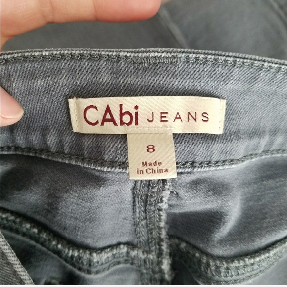 Cabi Gray Straight Leg Jeans - Picture 5 of 5
